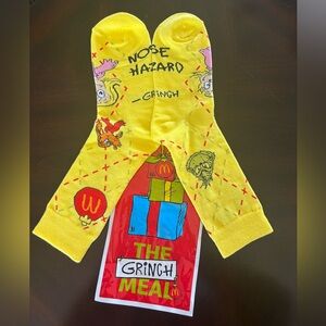 McDonald's The Grinch Socks Yellow